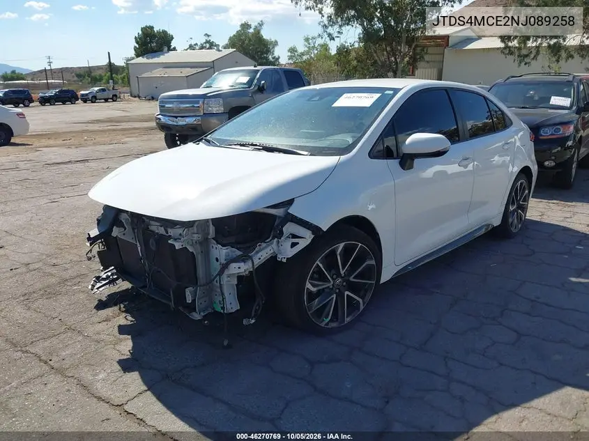 2022 TOYOTA COROLLA VIN JTDS4MCE2NJ089258 — фото 2