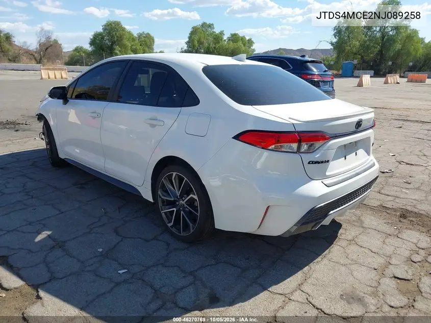 2022 TOYOTA COROLLA VIN JTDS4MCE2NJ089258 — фото 3