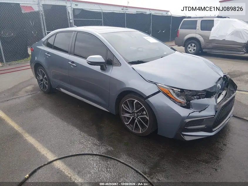 TOYOTA COROLLA 2022, VIN JTDM4MCE1NJ089826