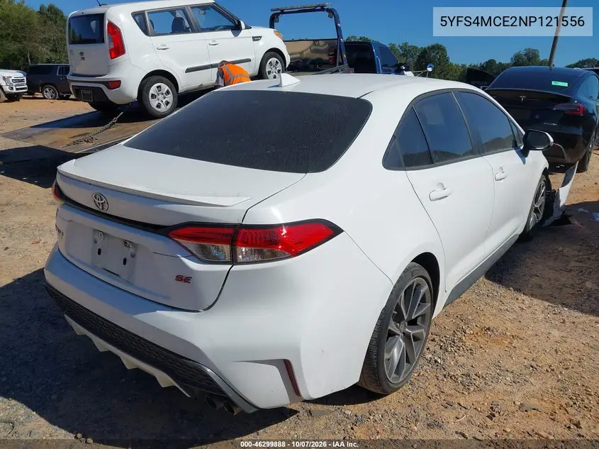 2022 TOYOTA COROLLA VIN 5YFS4MCE2NP121556 — фото 4