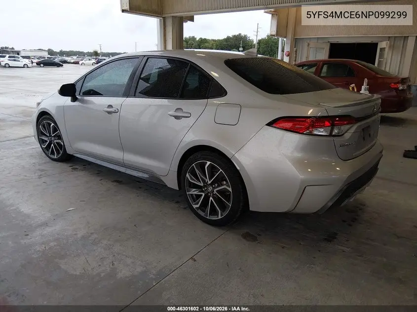 2022 TOYOTA COROLLA VIN 5YFS4MCE6NP099299 — фото 3
