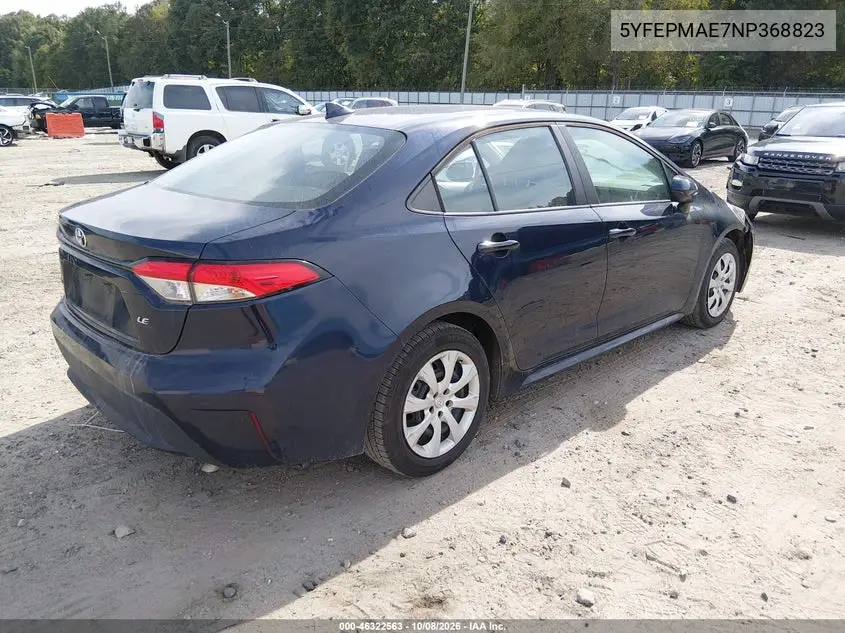 2022 TOYOTA COROLLA VIN 5YFEPMAE7NP368823 — фото 4
