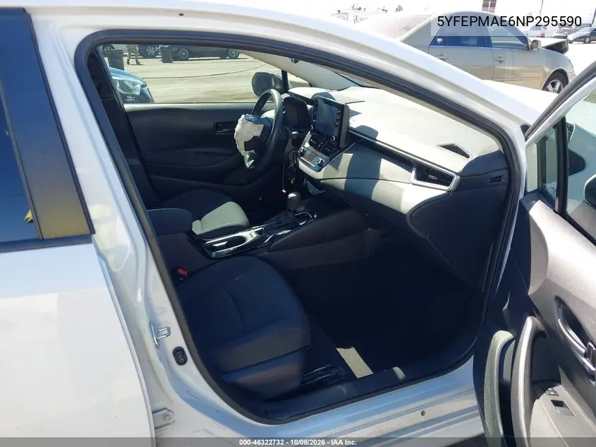 2022 TOYOTA COROLLA VIN 5YFEPMAE6NP295590 — фото 5