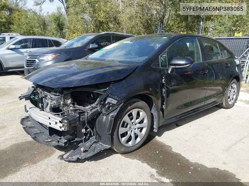 2022 TOYOTA COROLLA VIN 5YFEPMAE6NP383085 — фото 2