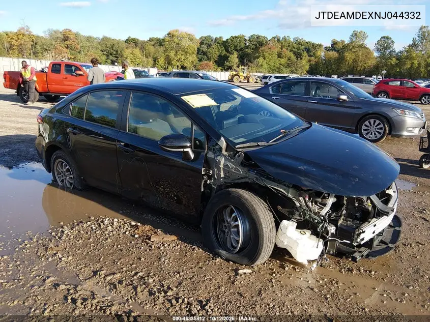 TOYOTA COROLLA 2022, VIN JTDEAMDEXNJ044332