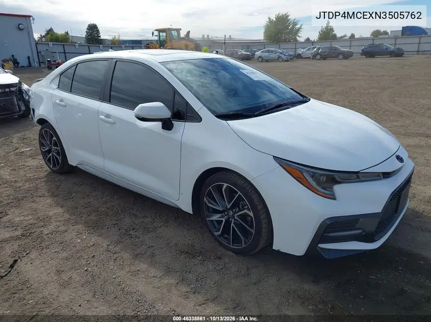 TOYOTA COROLLA 2022, VIN JTDP4MCEXN3505762