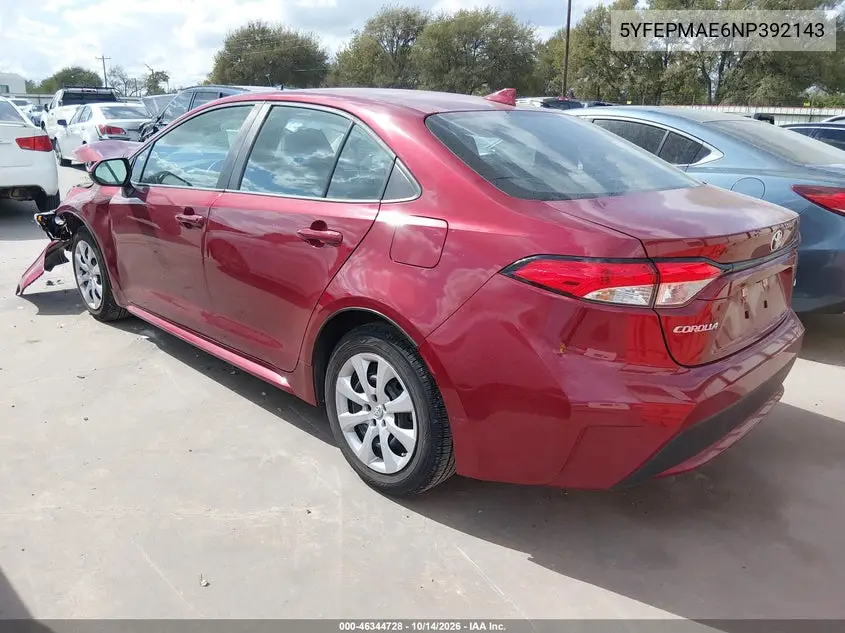 2022 TOYOTA COROLLA VIN 5YFEPMAE6NP392143 — фото 3