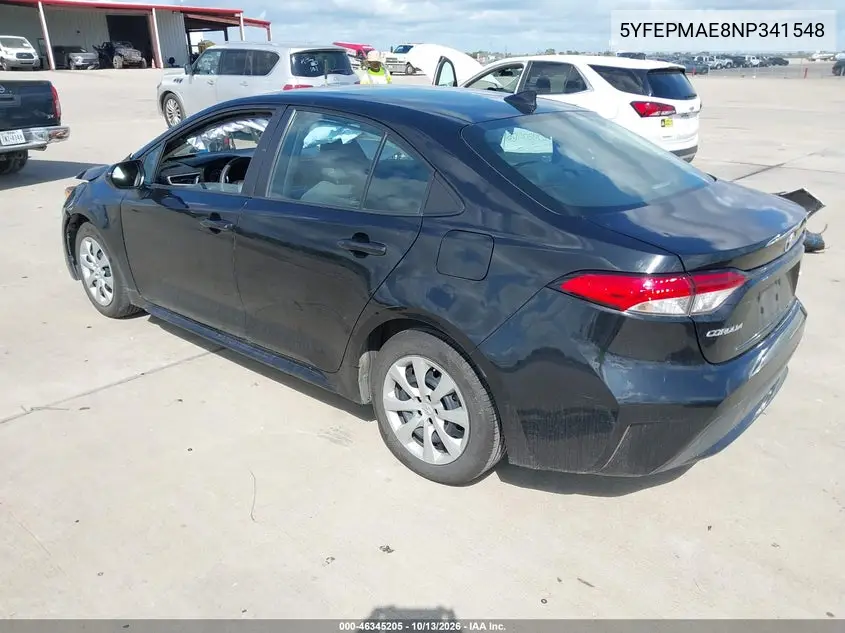 2022 TOYOTA COROLLA VIN 5YFEPMAE8NP341548 — фото 3
