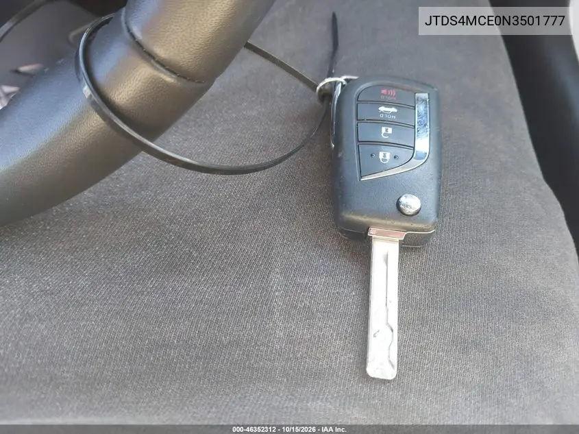 2022 TOYOTA COROLLA VIN JTDS4MCE0N3501777 — фото 11