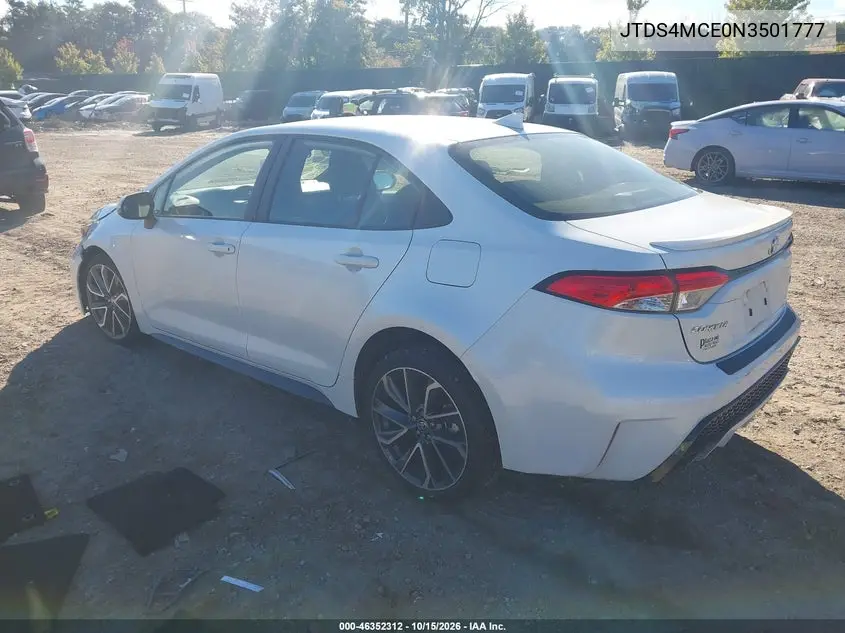 2022 TOYOTA COROLLA VIN JTDS4MCE0N3501777 — фото 3