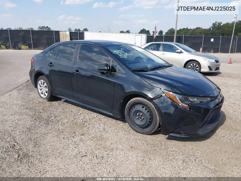 TOYOTA COROLLA 2022, VIN JTDEPMAE4NJ225025