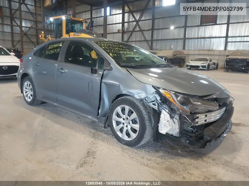 TOYOTA COROLLA 2023, VIN 5YFB4MDE2PP052739