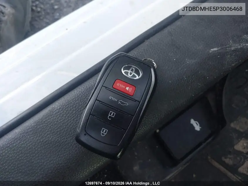 2023 TOYOTA COROLLA VIN JTDBDMHE5P3006468 — фото 11