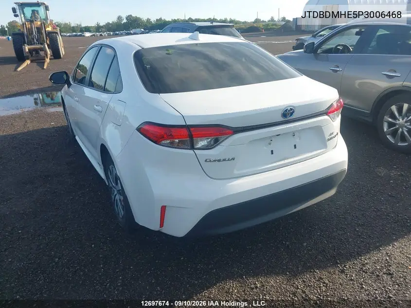 2023 TOYOTA COROLLA VIN JTDBDMHE5P3006468 — фото 3