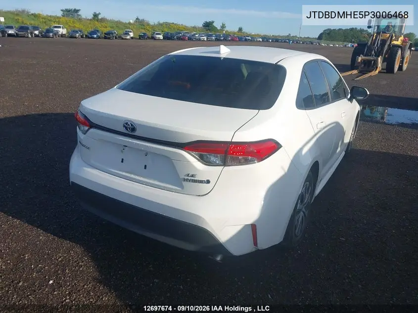 2023 TOYOTA COROLLA VIN JTDBDMHE5P3006468 — фото 4