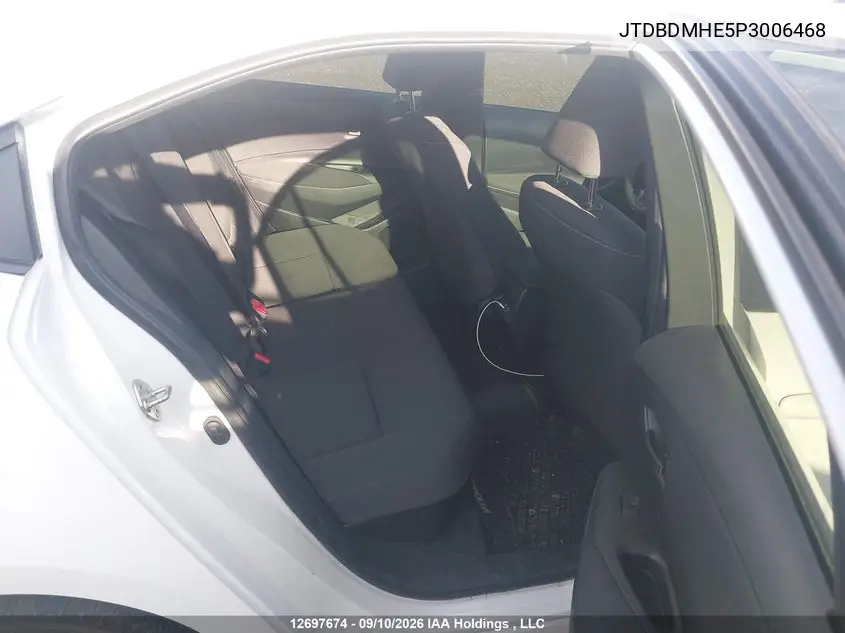 2023 TOYOTA COROLLA VIN JTDBDMHE5P3006468 — фото 8