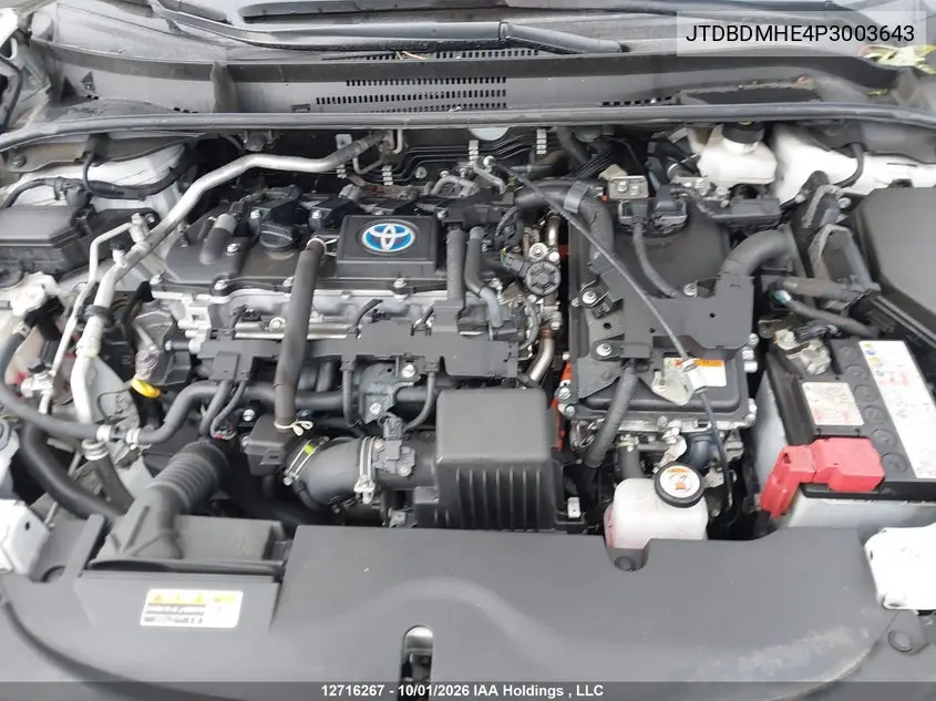 2023 TOYOTA COROLLA VIN JTDBDMHE4P3003643 — фото 10