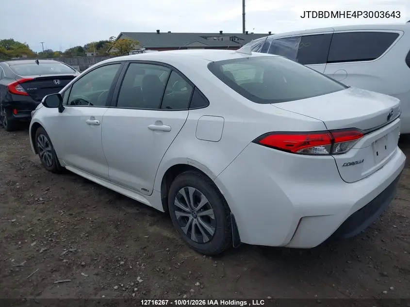 2023 TOYOTA COROLLA VIN JTDBDMHE4P3003643 — фото 14
