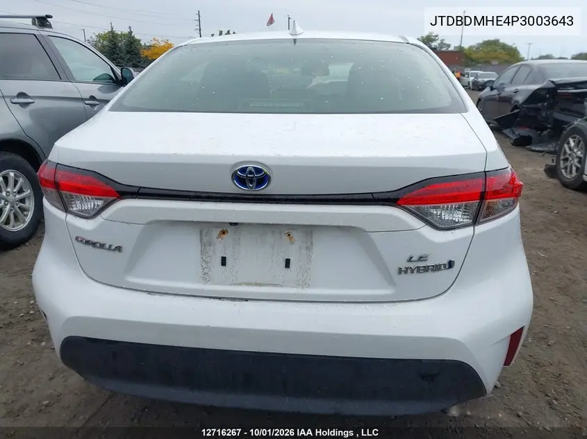 2023 TOYOTA COROLLA VIN JTDBDMHE4P3003643 — фото 16