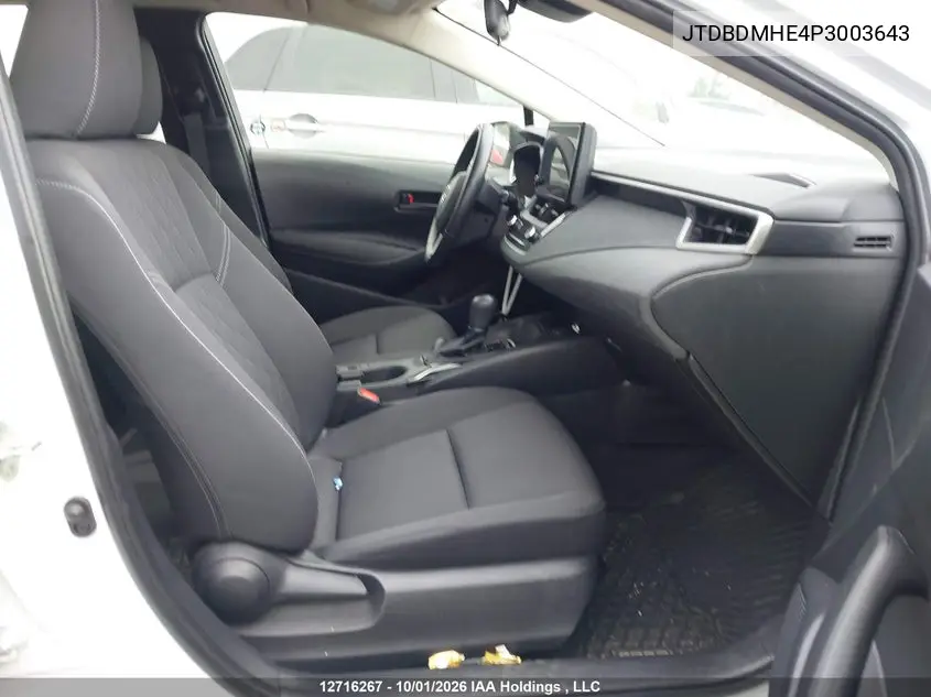2023 TOYOTA COROLLA VIN JTDBDMHE4P3003643 — фото 5