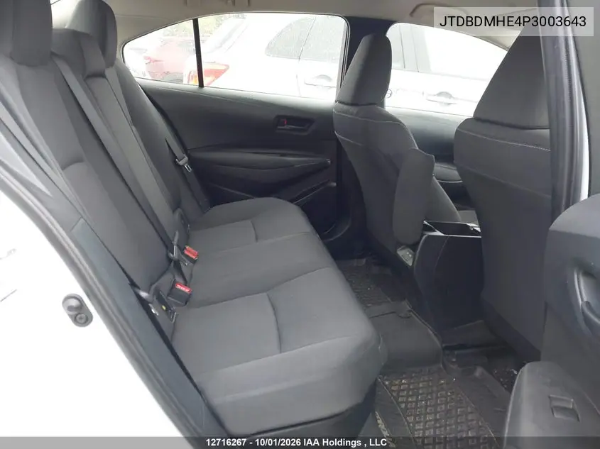 2023 TOYOTA COROLLA VIN JTDBDMHE4P3003643 — фото 8