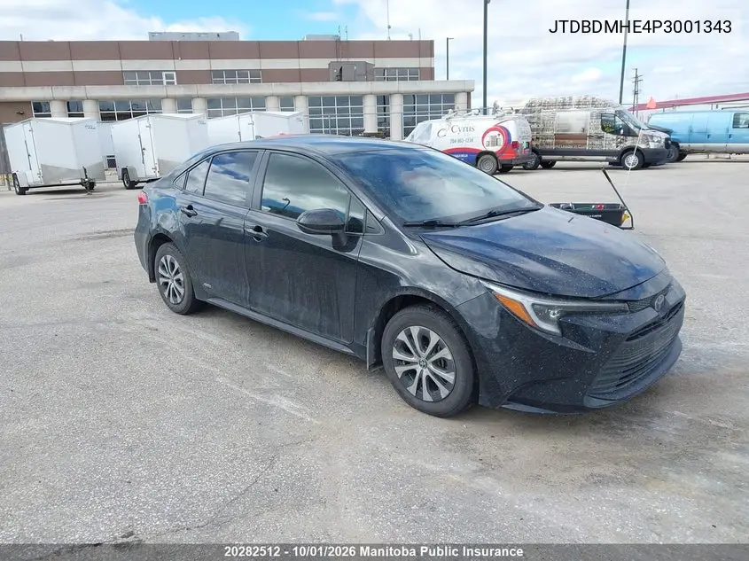 TOYOTA COROLLA 2023, VIN JTDBDMHE4P3001343