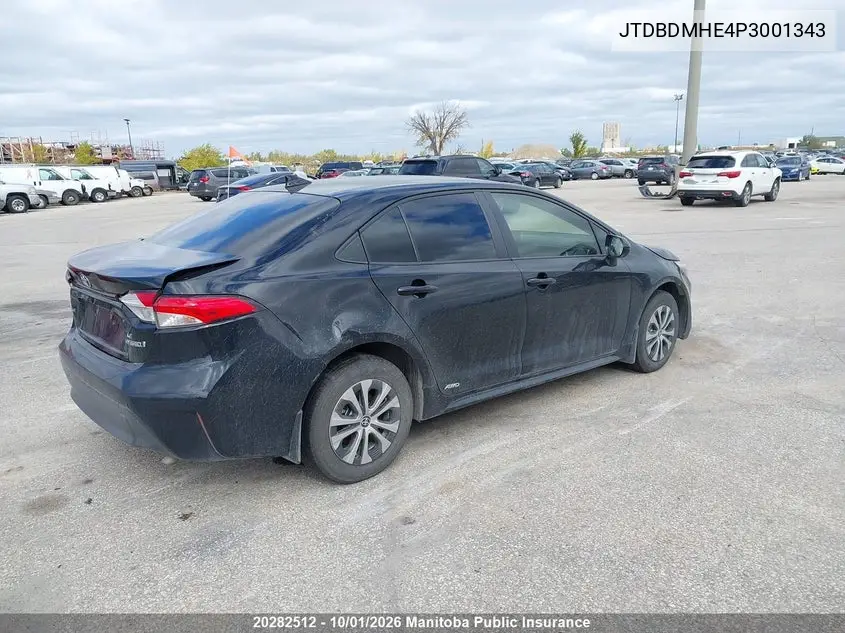 2023 TOYOTA COROLLA VIN JTDBDMHE4P3001343 — фото 4