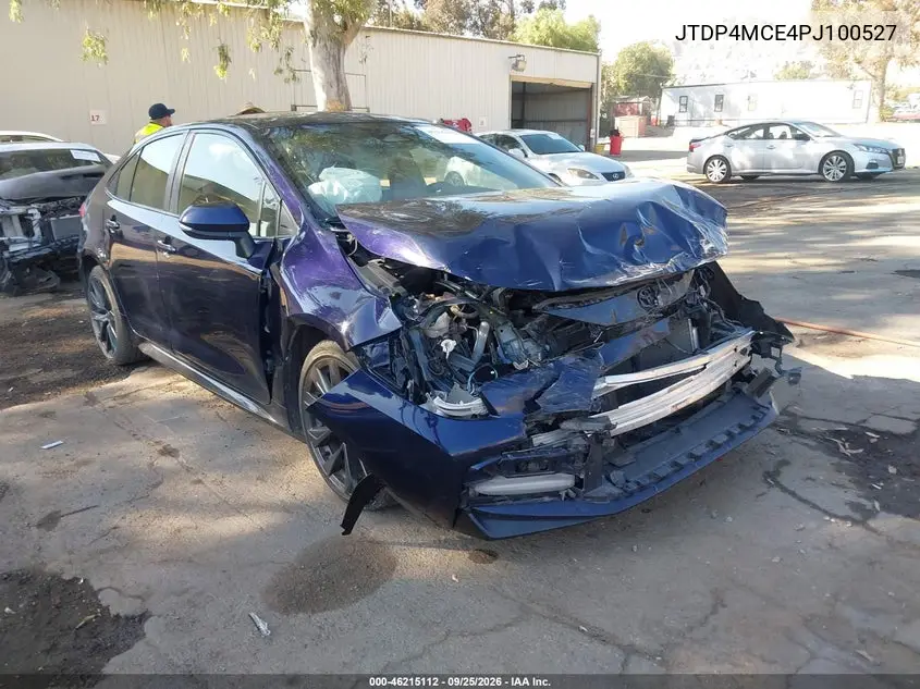 TOYOTA COROLLA 2023, VIN JTDP4MCE4PJ100527