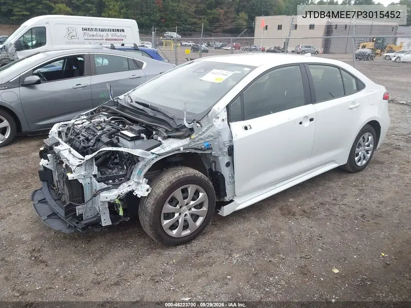 2023 TOYOTA COROLLA VIN JTDB4MEE7P3015452 — фото 2