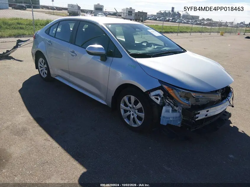 TOYOTA COROLLA 2023, VIN 5YFB4MDE4PP018463