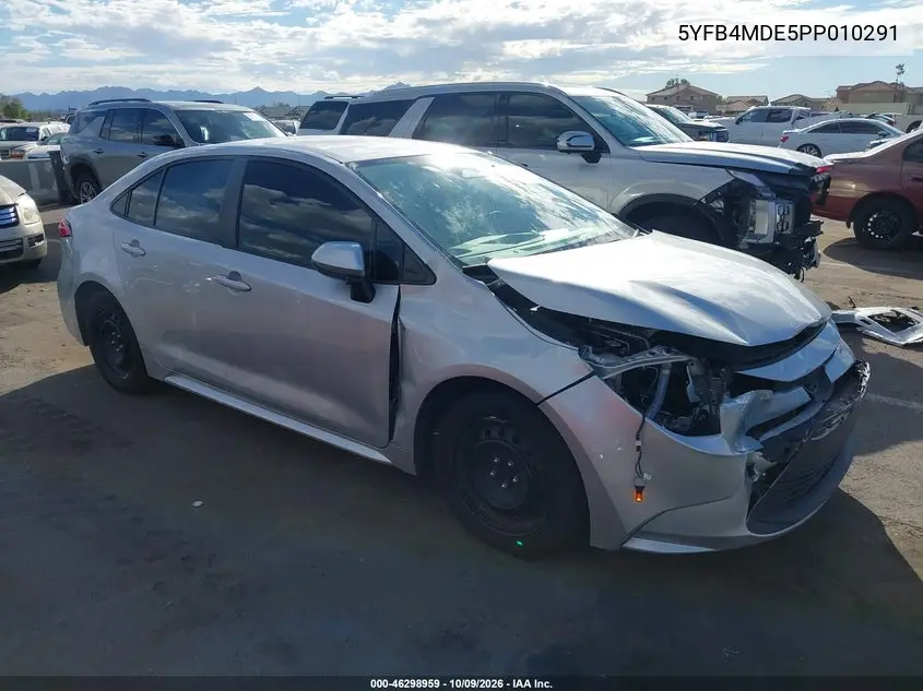TOYOTA COROLLA 2023, VIN 5YFB4MDE5PP010291