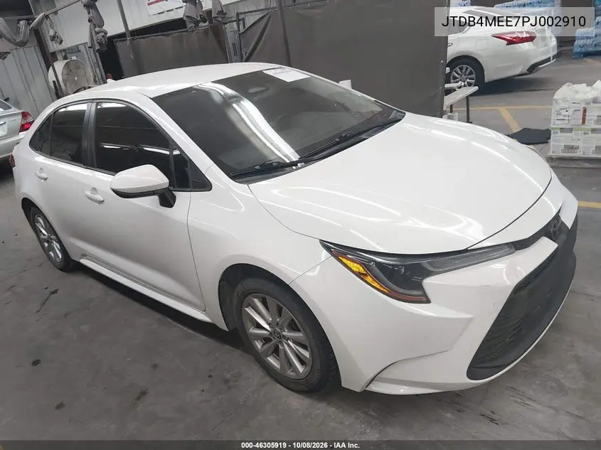 TOYOTA COROLLA 2023, VIN JTDB4MEE7PJ002910