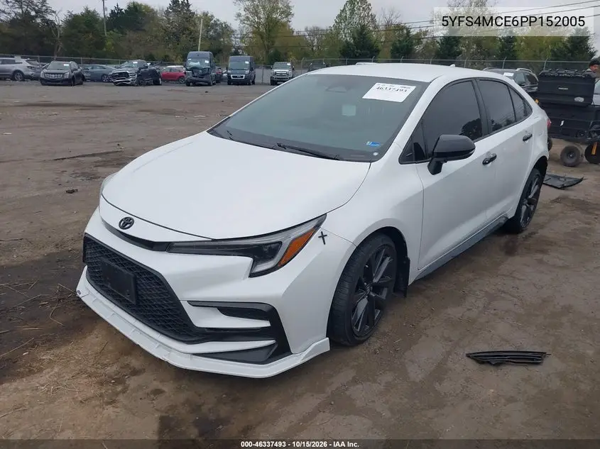 2023 TOYOTA COROLLA VIN 5YFS4MCE6PP152005 — фото 2