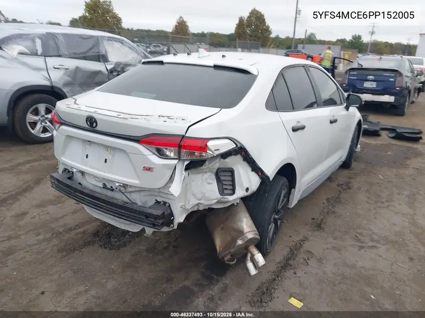 2023 TOYOTA COROLLA VIN 5YFS4MCE6PP152005 — фото 4