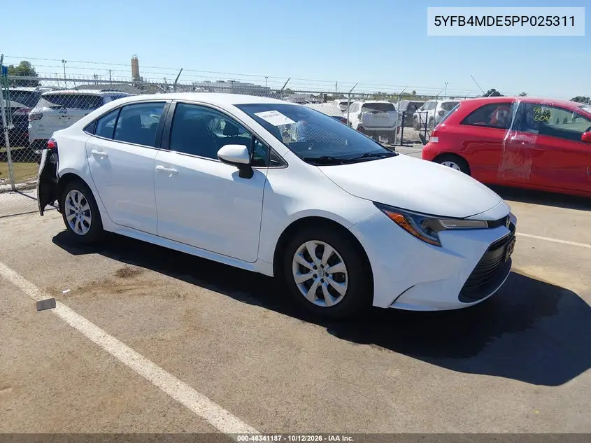 TOYOTA COROLLA 2023, VIN 5YFB4MDE5PP025311