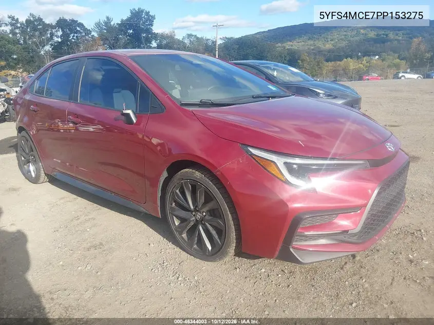 TOYOTA COROLLA 2023, VIN 5YFS4MCE7PP153275