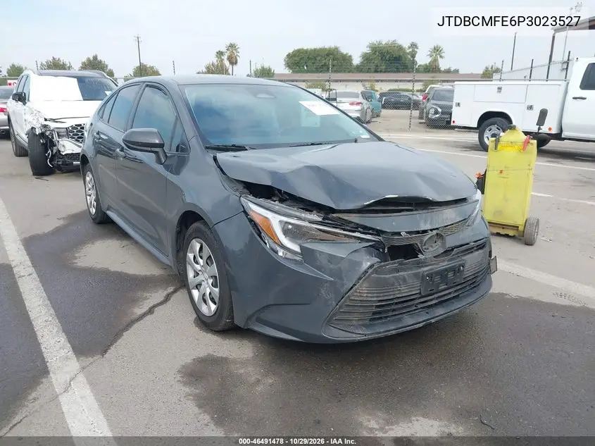 TOYOTA COROLLA 2023, VIN JTDBCMFE6P3023527