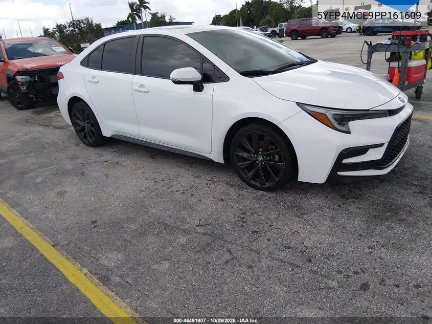 TOYOTA COROLLA 2023, VIN 5YFP4MCE9PP161609