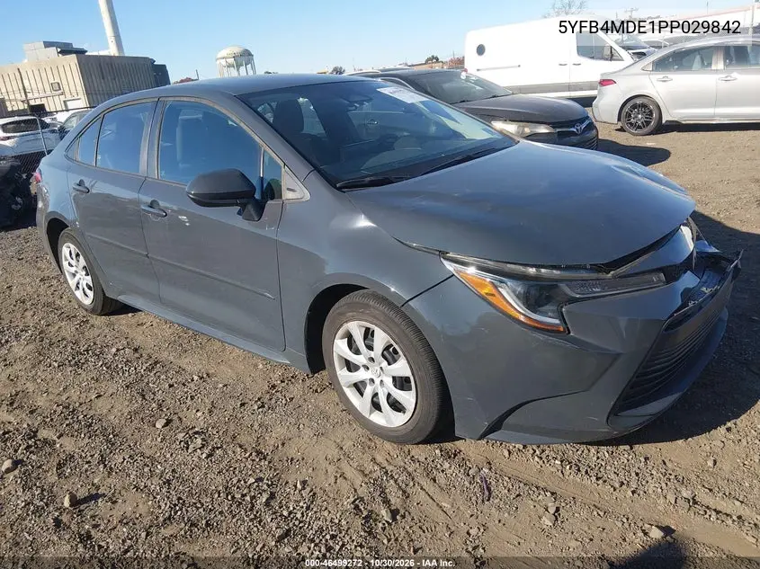 TOYOTA COROLLA 2023, VIN 5YFB4MDE1PP029842