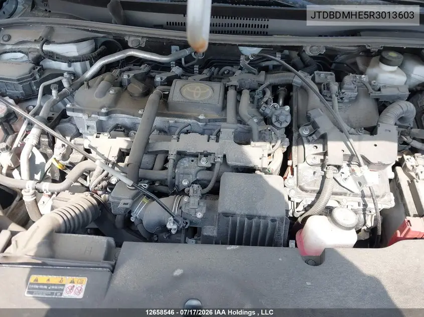 2024 TOYOTA COROLLA VIN JTDBDMHE5R3013603 — фото 10