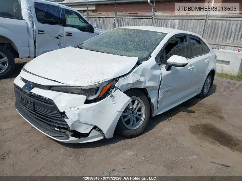 2024 TOYOTA COROLLA VIN JTDBDMHE5R3013603 — фото 2