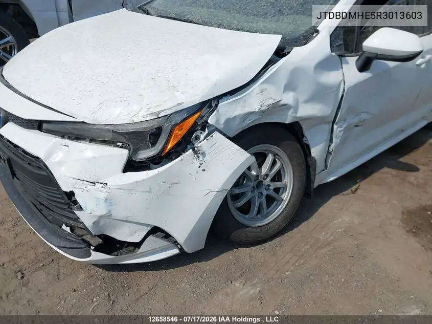 2024 TOYOTA COROLLA VIN JTDBDMHE5R3013603 — фото 6