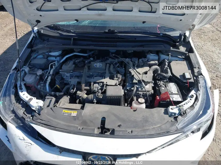 2024 TOYOTA COROLLA VIN JTDBDMHE7R3008144 — фото 10
