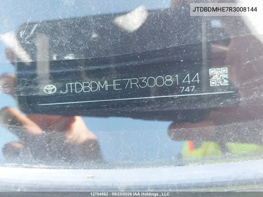 2024 TOYOTA COROLLA VIN JTDBDMHE7R3008144 — фото 19