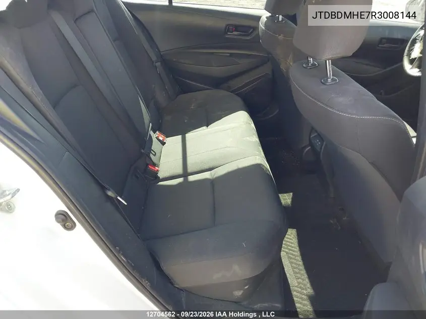 2024 TOYOTA COROLLA VIN JTDBDMHE7R3008144 — фото 8