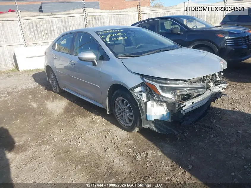 TOYOTA COROLLA 2024, VIN JTDBCMFEXR3034601