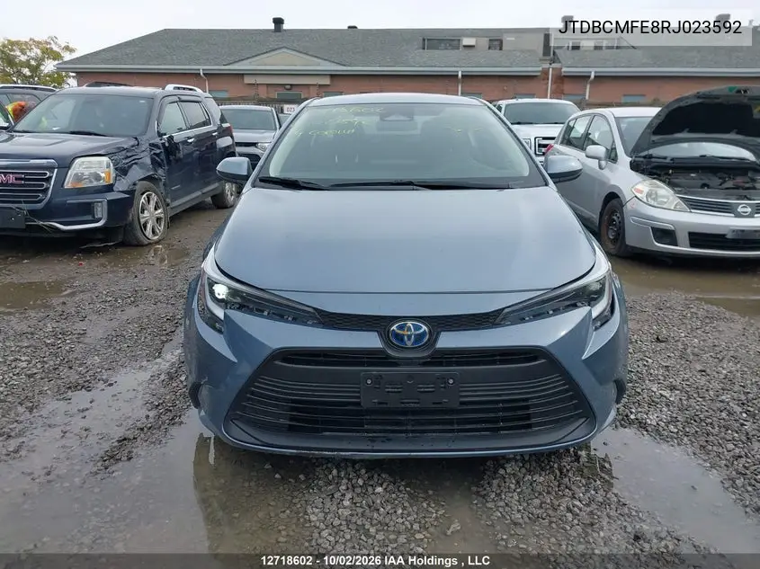2024 TOYOTA COROLLA VIN JTDBCMFE8RJ023592 — фото 13