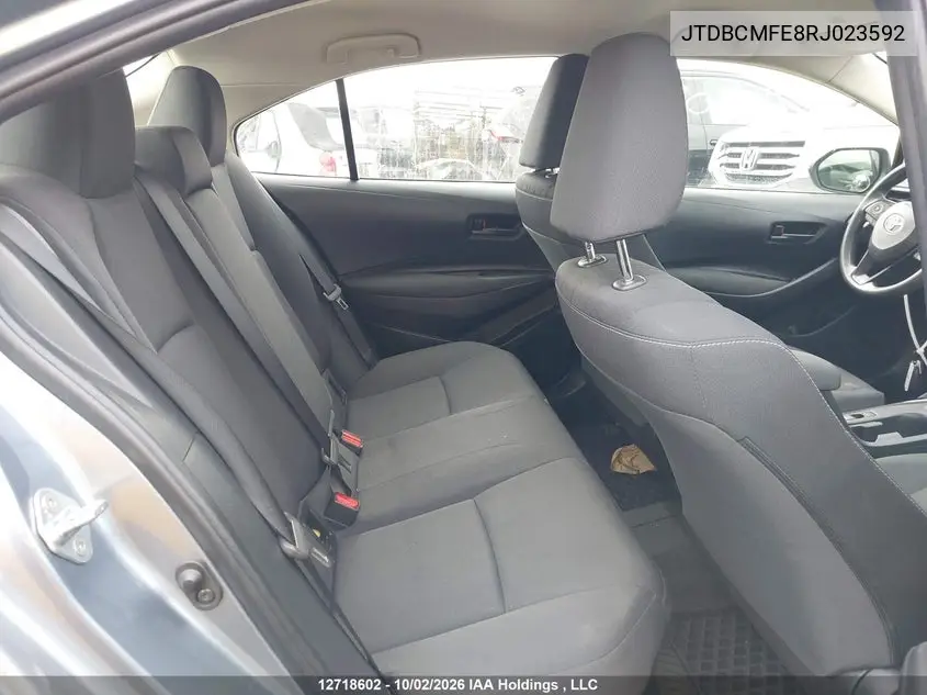 2024 TOYOTA COROLLA VIN JTDBCMFE8RJ023592 — фото 8