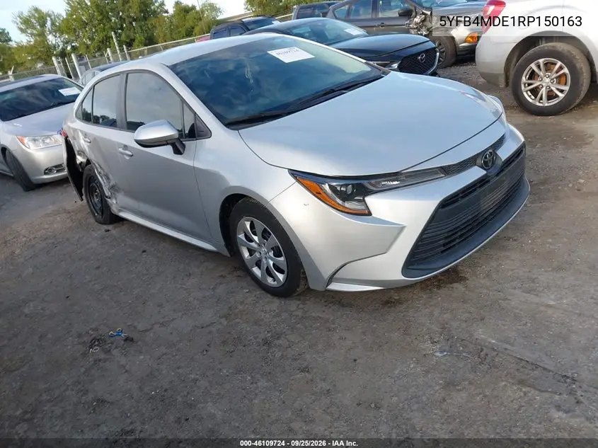 TOYOTA COROLLA 2024, VIN 5YFB4MDE1RP150163