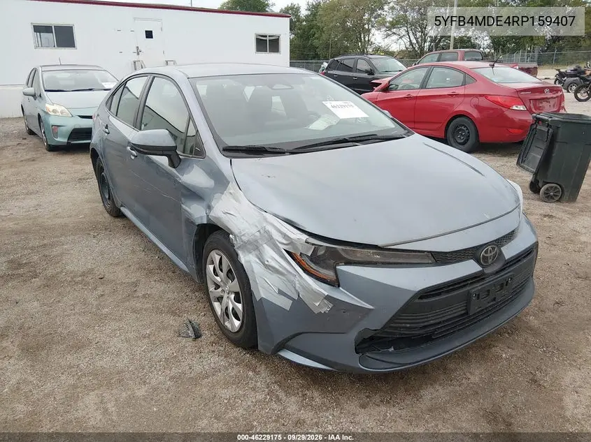 TOYOTA COROLLA 2024, VIN 5YFB4MDE4RP159407